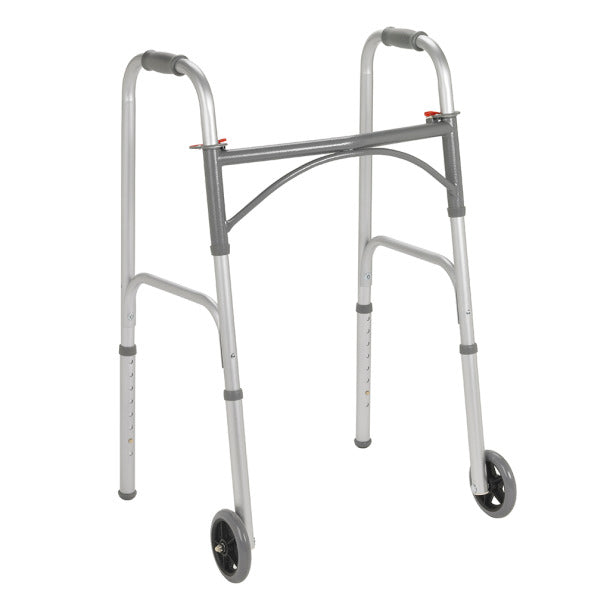 Faltender Junior Walker, Zwei Knopf mit 5' Rädern