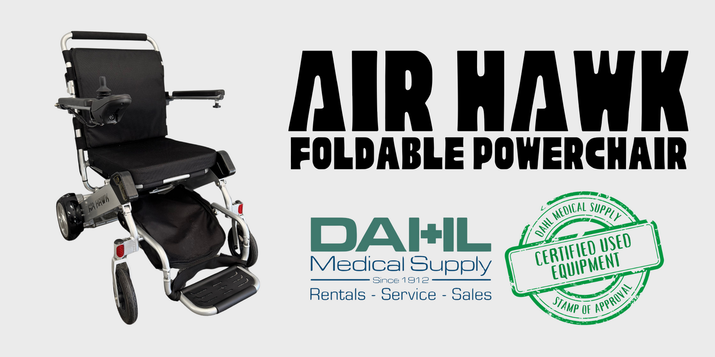 Air Hawk Portable/Fold Powerchair