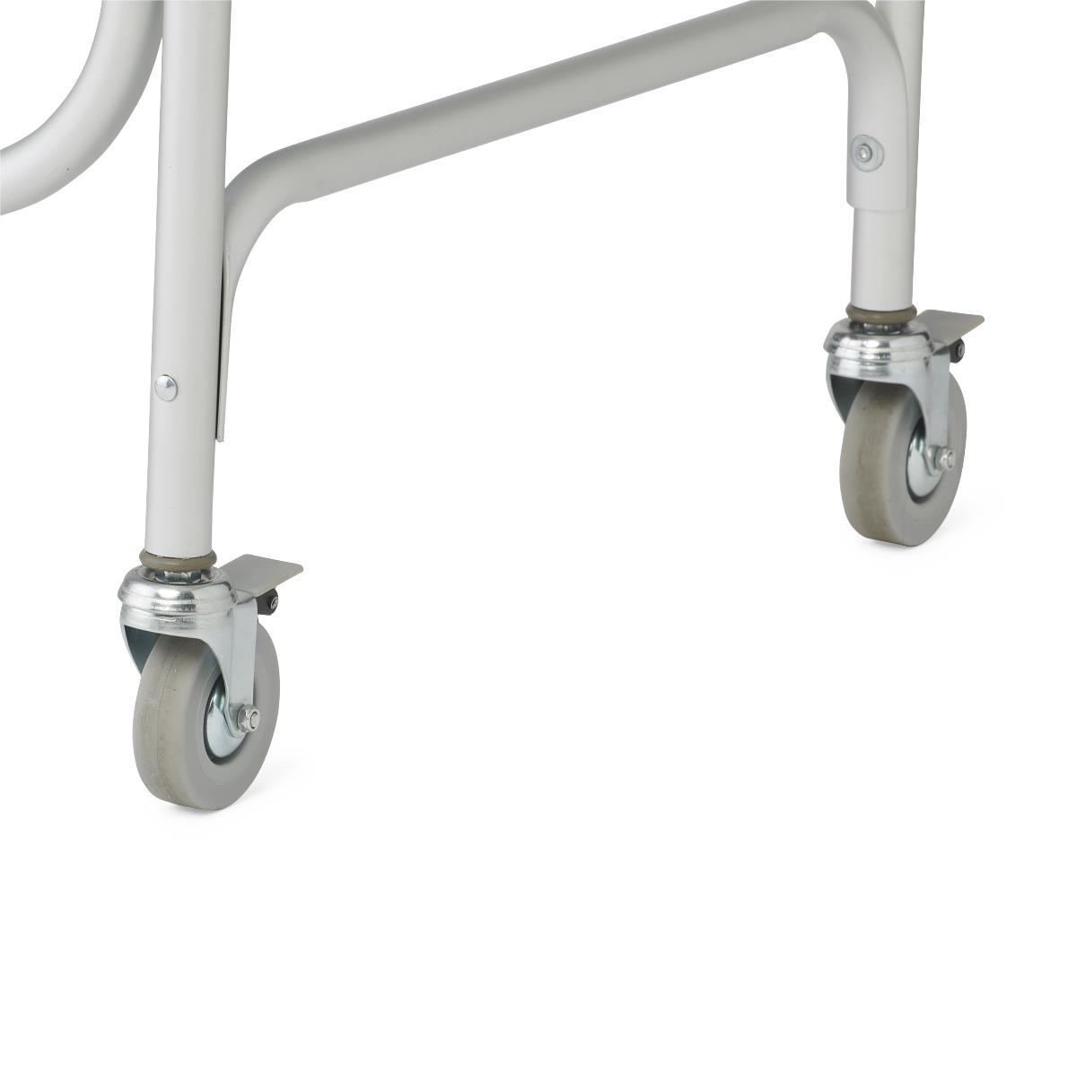 Aluminium gepolsterter Duschstuhl Commode mit 4 Sperrrollen
