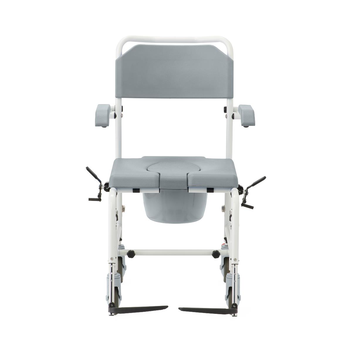 Aluminiumdusche Commode Transport Stuhl