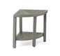Corner Aluminium und Faux Wood Badebank