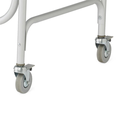Aluminium gepolsterter Duschstuhl Commode mit 4 Sperrrollen