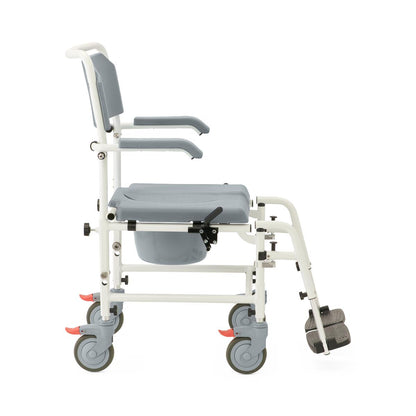 Aluminiumdusche Commode Transport Stuhl