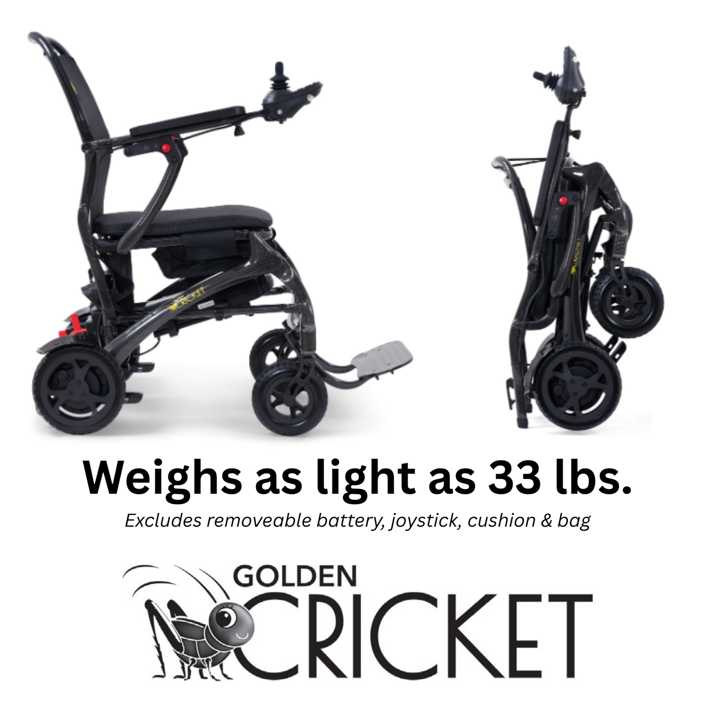 Golden Cricket Foldable Powerchair