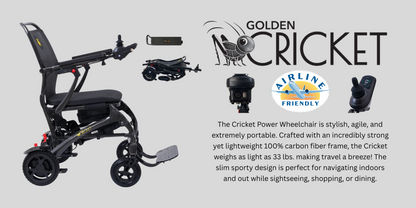 Golden Cricket Foldable Powerchair