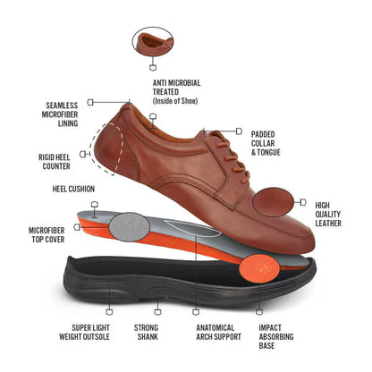 Nr. 12 Casual Oxford - Burnished Brown