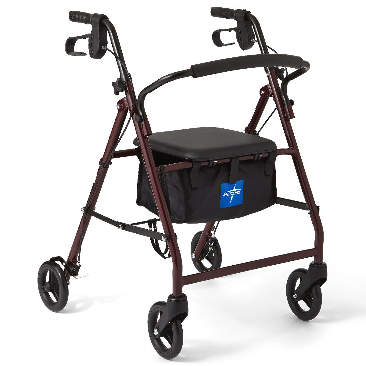 Medline Basic Steel Rollators 6' Räder