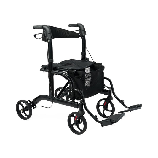 Medline Translator Combination Rollator / Transport Chair 18' Wide Seat
