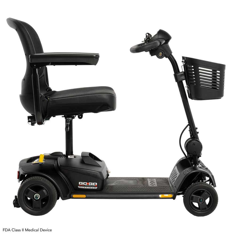 Pride Go-Go Elite Traveller® 2 Platinum – Premium Travel Mobility Scooter