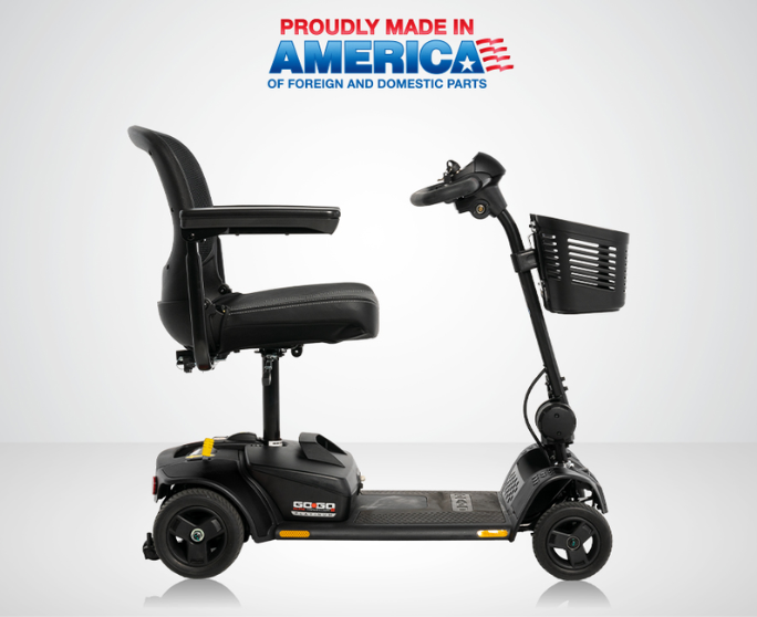 Pride Go-Go Elite Traveller® 2 Platinum – Premium Travel Mobility Scooter