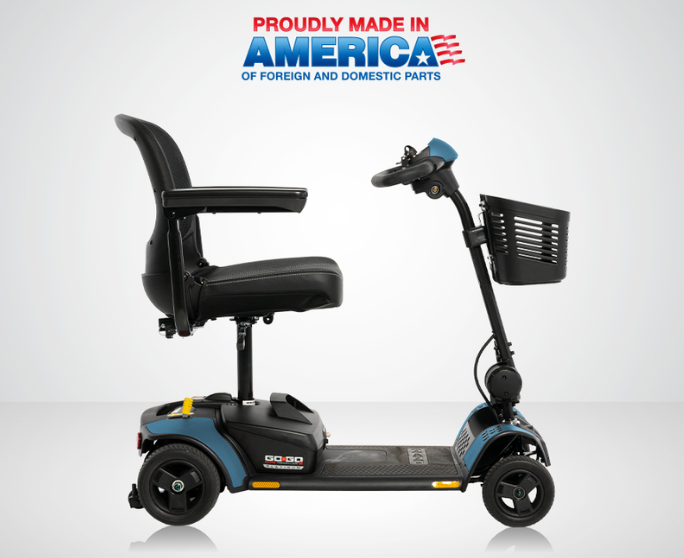 Pride Go-Go Elite Traveller® 2 Platinum – Premium Travel Mobility Scooter