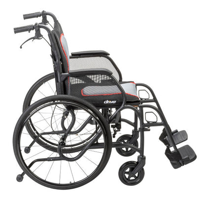 AeroFlyTM Ultra-Lite Rollstuhl – Leichter, faltbarer Magnesium Transport Stuhl