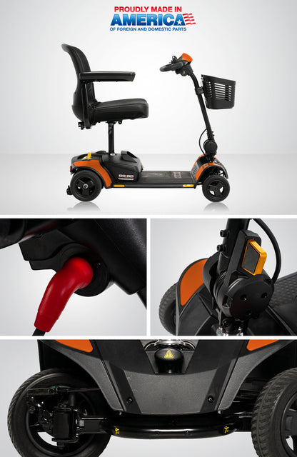 Pride Go-Go Elite Traveller® 2 Platinum – Premium Travel Mobility Scooter
